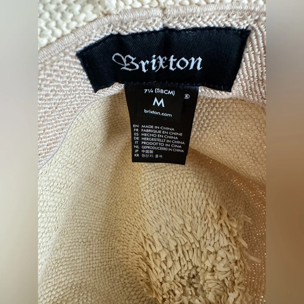 Brixton Ellington Paper Fedora Hat - Picture 5 of 6